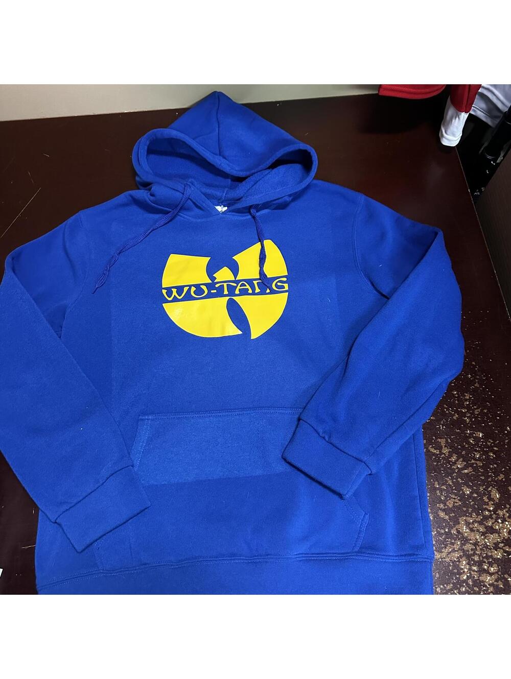 Wu-Tang Clan royal blue yellow pullover men’s hoodie XL